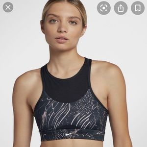 NWOT RARE Nike Dri-Fit Feather Curve Sports Bra, S